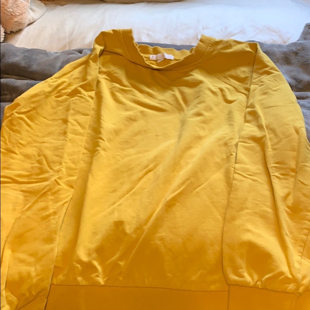 Mustard hello sweatshirt